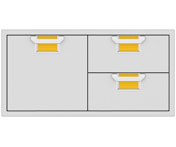 Aspire By Hestan 42" Double Drawer & Storage Drawer Combination - AESDR42