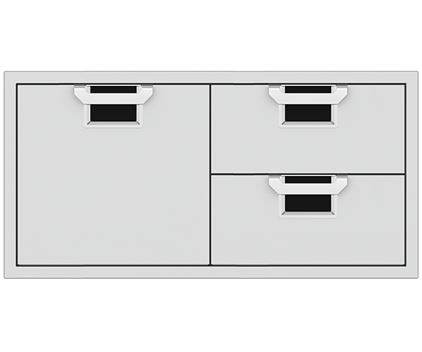 Aspire By Hestan 42" Double Drawer & Storage Drawer Combination - AESDR42