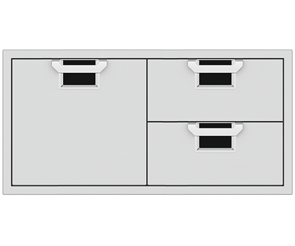 Aspire By Hestan 42" Double Drawer & Storage Drawer Combination - AESDR42