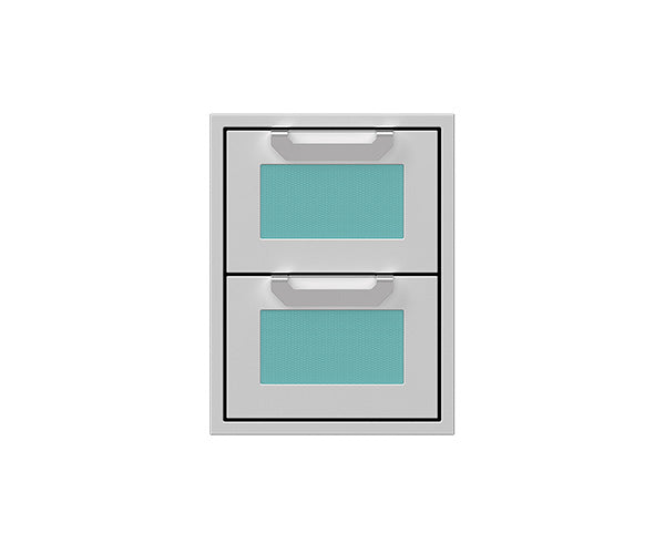 Hestan 16″ Assy With Marquise, Outdoor Double Storage Drawers - AGDR16