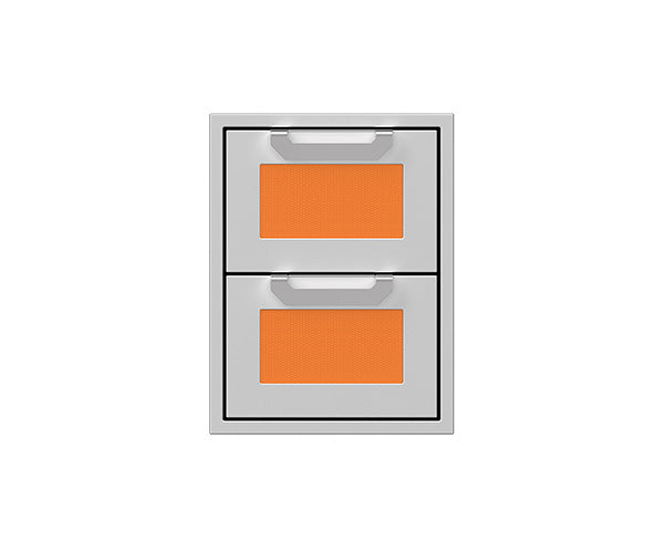 Hestan 16″ Assy With Marquise, Outdoor Double Storage Drawers - AGDR16
