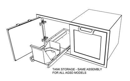 Hestan 42″ Marquise With Outdoor Double Storage Doors - AGSD42