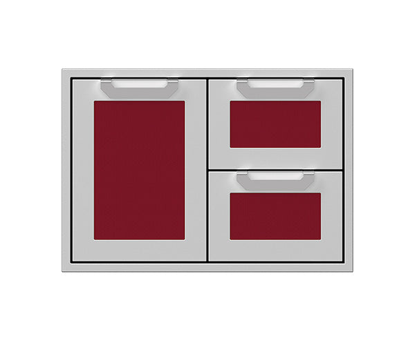 Hestan 30″ Marquise With Double Drawer And Storage Combination - AGSDR30