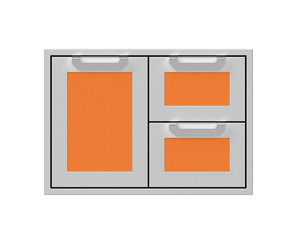 Hestan 30″ Marquise With Double Drawer And Storage Combination - AGSDR30