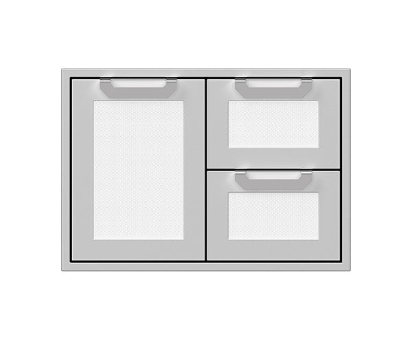 Hestan 30″ Marquise With Double Drawer And Storage Combination - AGSDR30