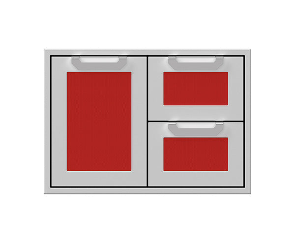 Hestan 30″ Marquise With Double Drawer And Storage Combination - AGSDR30