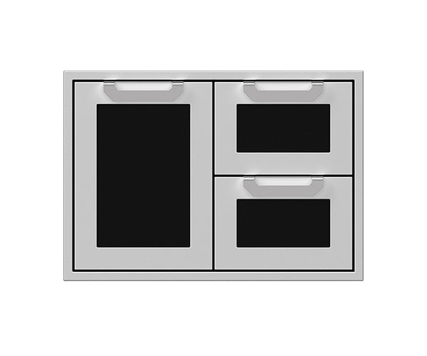 Hestan 30″ Marquise With Double Drawer And Storage Combination - AGSDR30