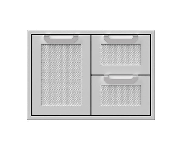 Hestan 30″ Marquise With Double Drawer And Storage Combination - AGSDR30
