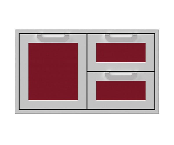 Hestan 36″ Marquise With Double Drawer And Storage Combination - AGSDR36