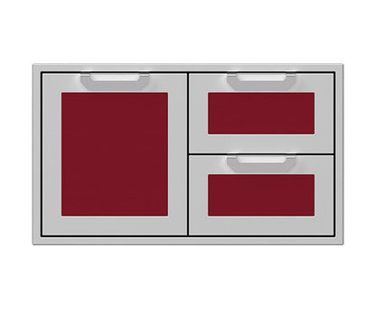 Hestan 36″ Marquise With Double Drawer And Storage Combination - AGSDR36