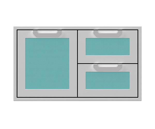 Hestan 36″ Marquise With Double Drawer And Storage Combination - AGSDR36