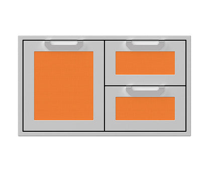 Hestan 36″ Marquise With Double Drawer And Storage Combination - AGSDR36