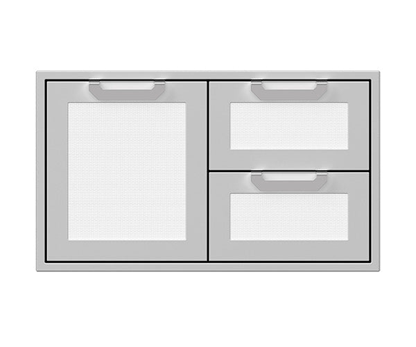 Hestan 36″ Marquise With Double Drawer And Storage Combination - AGSDR36