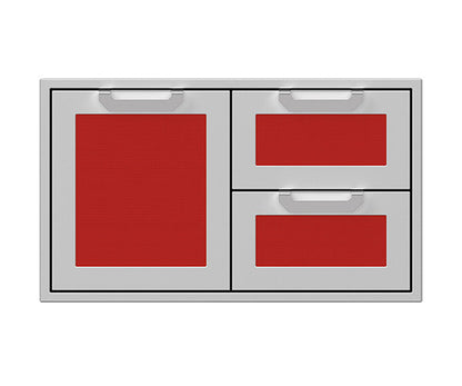 Hestan 36″ Marquise With Double Drawer And Storage Combination - AGSDR36
