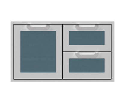 Hestan 36″ Marquise With Double Drawer And Storage Combination - AGSDR36