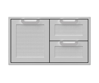 Hestan 36″ Marquise With Double Drawer And Storage Combination - AGSDR36