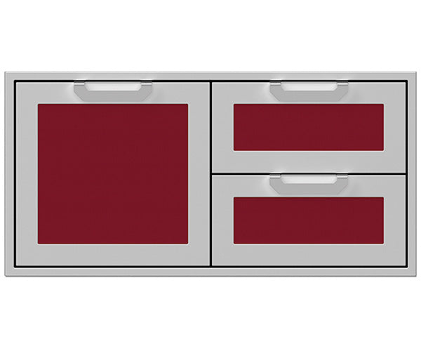 Hestan 42″ Marquise With Double Drawer And Storage Combination - AGSDR42