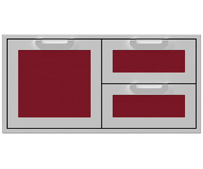 Hestan 42″ Marquise With Double Drawer And Storage Combination - AGSDR42