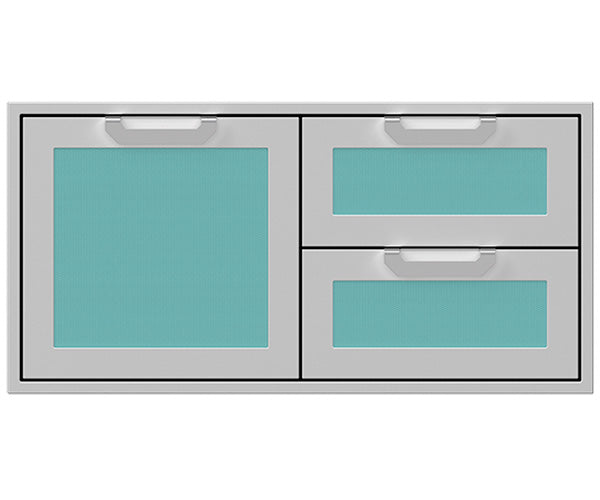 Hestan 42″ Marquise With Double Drawer And Storage Combination - AGSDR42