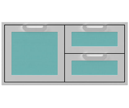 Hestan 42″ Marquise With Double Drawer And Storage Combination - AGSDR42