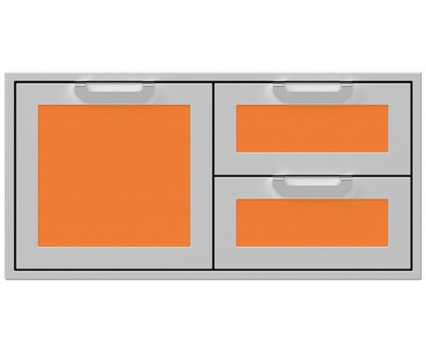 Hestan 42″ Marquise With Double Drawer And Storage Combination - AGSDR42