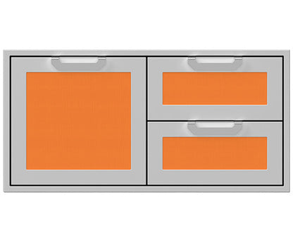 Hestan 42″ Marquise With Double Drawer And Storage Combination - AGSDR42