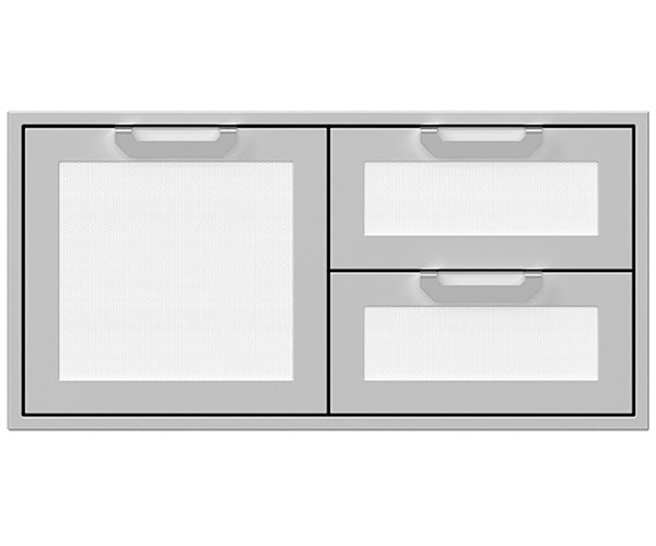 Hestan 42″ Marquise With Double Drawer And Storage Combination - AGSDR42