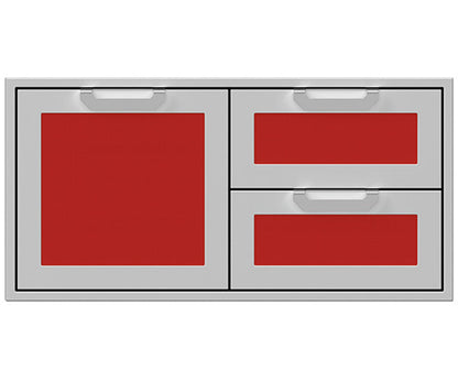 Hestan 42″ Marquise With Double Drawer And Storage Combination - AGSDR42