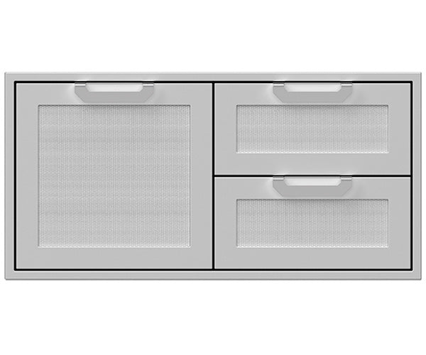 Hestan 42″ Marquise With Double Drawer And Storage Combination - AGSDR42