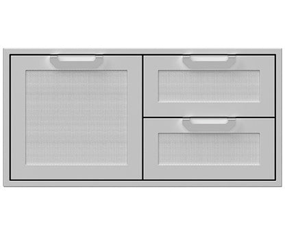 Hestan 42″ Marquise With Double Drawer And Storage Combination - AGSDR42