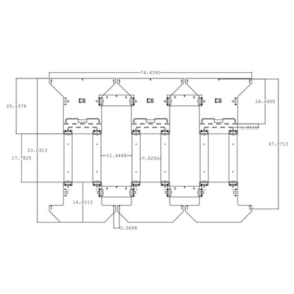 Adagio Olympus Falls Indoor Wall-Mounted Water Fountain (AWF-OFR1004)