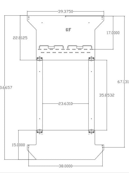 Adagio Summit Falls Indoor Wall-Mounted Water Fountain (AWF-SFR1514)