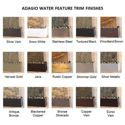 Adagio Tranquil River Indoor Floor Water Fountain – Freestanding Water Feature (TRF3512)