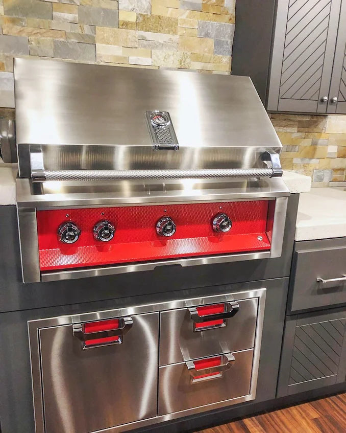 Aspire By Hestan 36" Outdoor Built-In Grill with 3 U-Burner &  Rotisserie - EABR36
