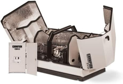 Champion Power Equipment 100177 8.5-kW Home Standby Generator with 50-Amp Outdoor-Rated Automatic Transfer Switch