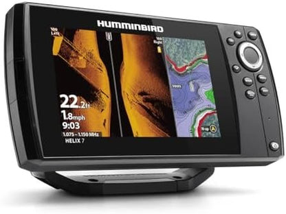 Humminbird Helix 7 G4 GPS Fish Finder with Transducer, MEGA Side Imaging