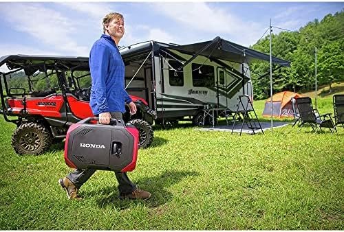 Honda 665730 EU3200IAN 3200 Watt Bluetooth Portable Inverter Generator with CO-MINDER-49-State