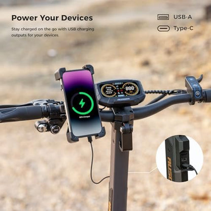 Ausom L2 Max 2000W Dual Motor Electric Scooter for Adults, 56 Miles Max Range Folding Off Road E Scooter, 31 Mph Top Speed,48V 20.8Ah Battery, E-ABS and Dual Disc Brakes, All-Round Lighting System