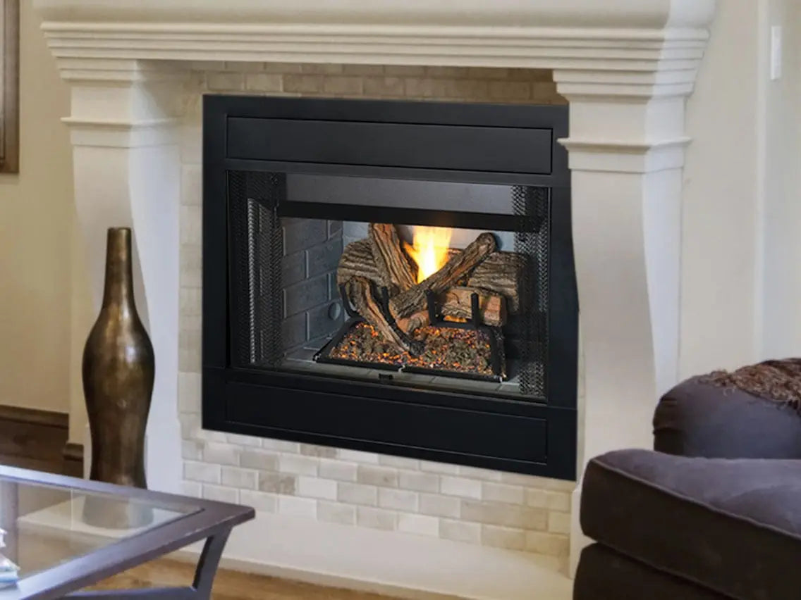 Superior Gas Fireplace 42-Inch Traditional Smooth Faced B-Vent SPF42TGSMBF