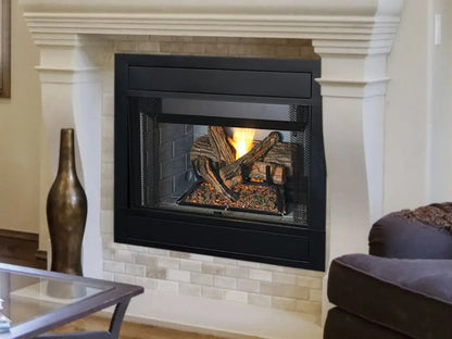 Superior Gas Fireplace 42-Inch Traditional Smooth Faced B-Vent SPF42TGSMBF