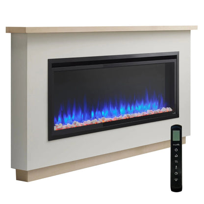 SimpliFire Electric Fireplace Mantel Packages Boyd Ready-to-Finish Build-Out Kit ALLP50
