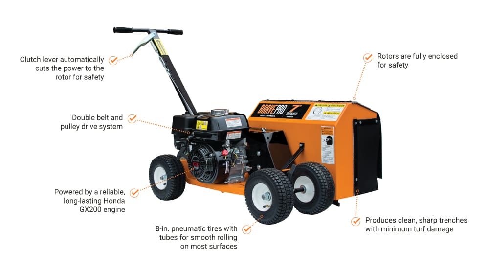 Brave Pro 7 Inch Mini Trencher