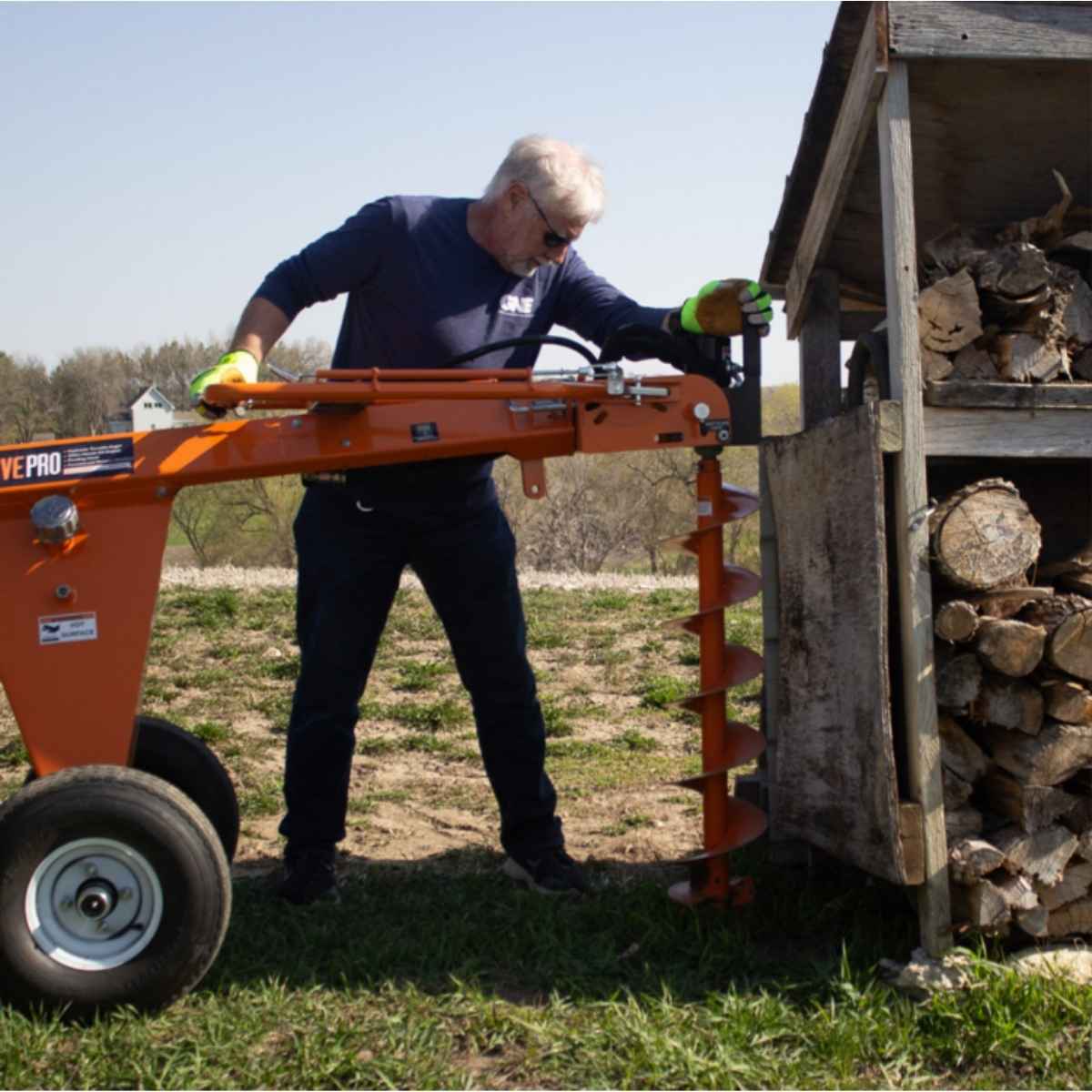 Brave Pro Hydraulic Towable Auger
