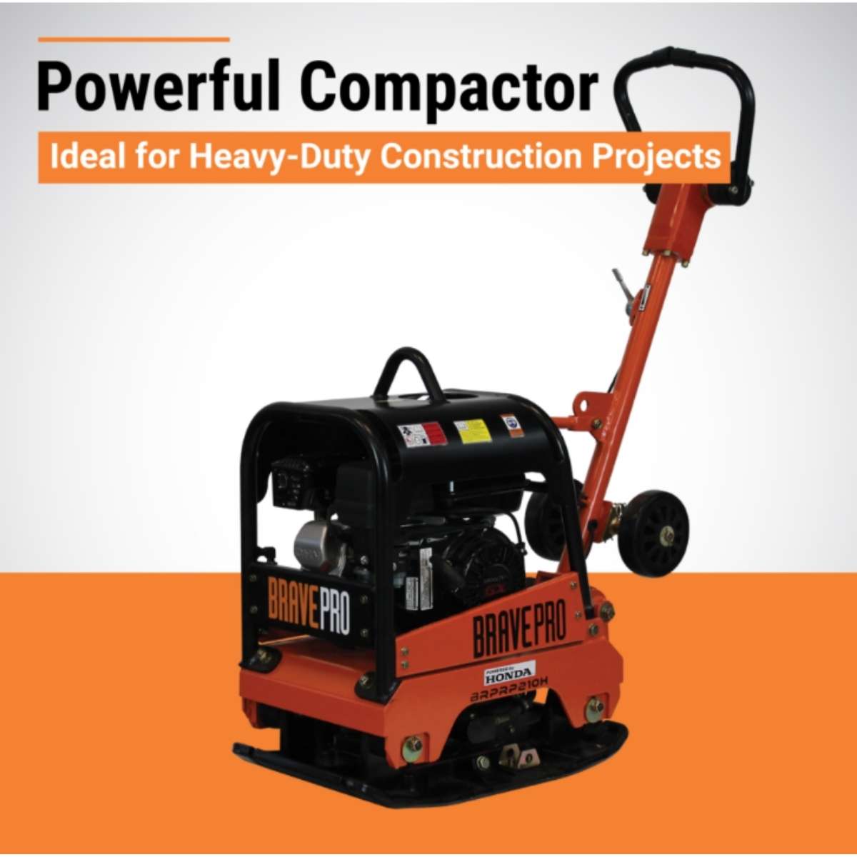BravePro 15 in. Reversible Plate Compactor