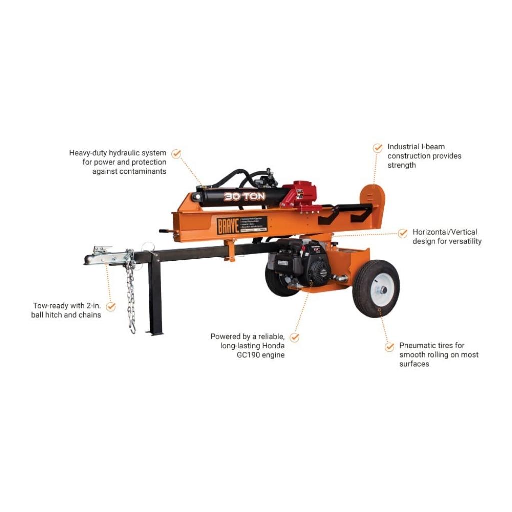 Brave 30 Ton Log Splitter