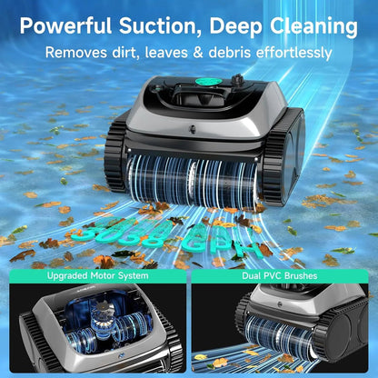 WYBOT C1 Cordless Robotic Pool Cleaner – Floor, Walls & Waterline