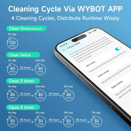 WYBOT C1 Cordless Robotic Pool Cleaner – Floor, Walls & Waterline