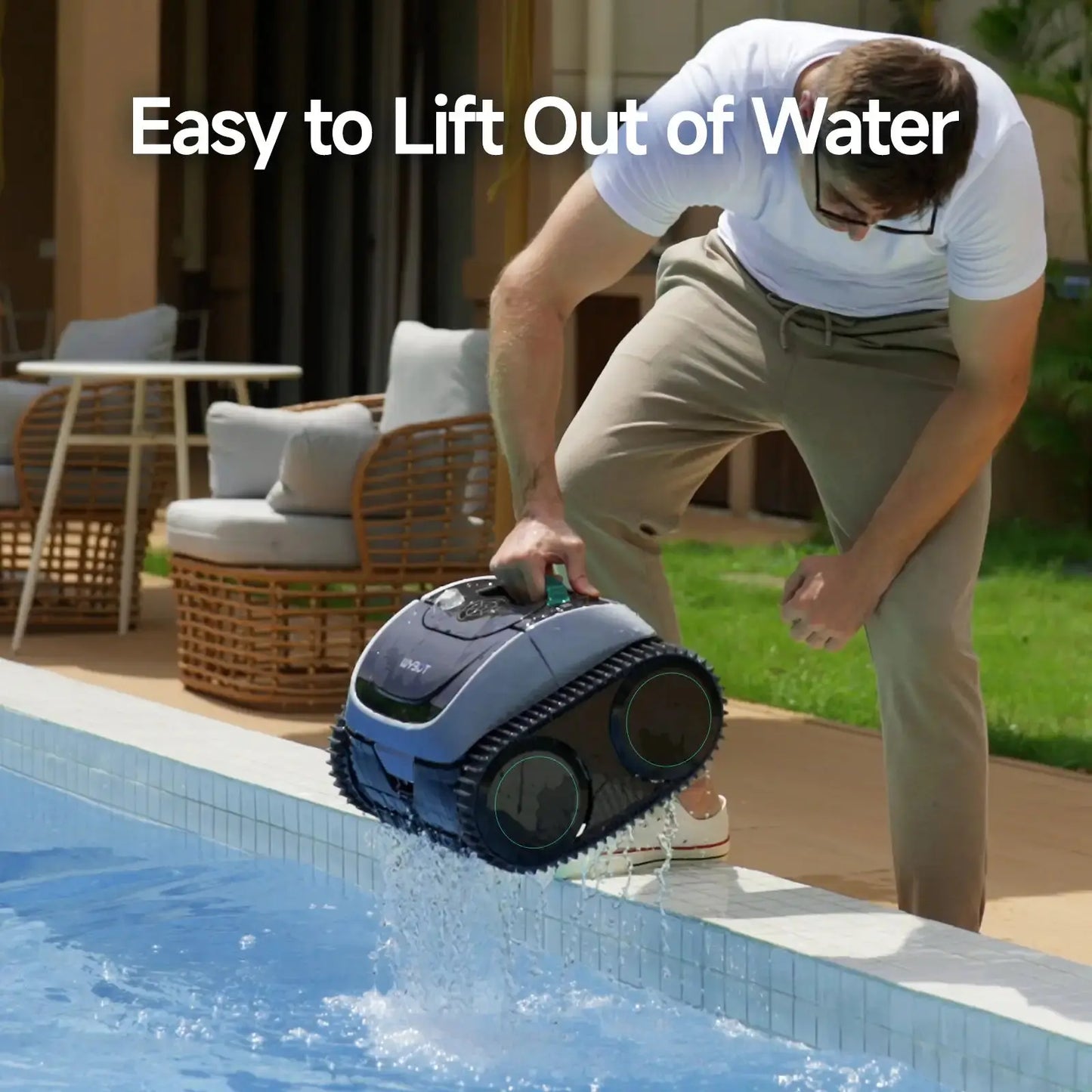WYBOT C1 Cordless Robotic Pool Cleaner – Floor, Walls & Waterline