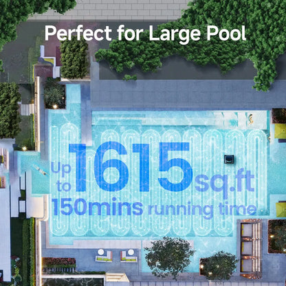 WYBOT C1 Cordless Robotic Pool Cleaner – Floor, Walls & Waterline