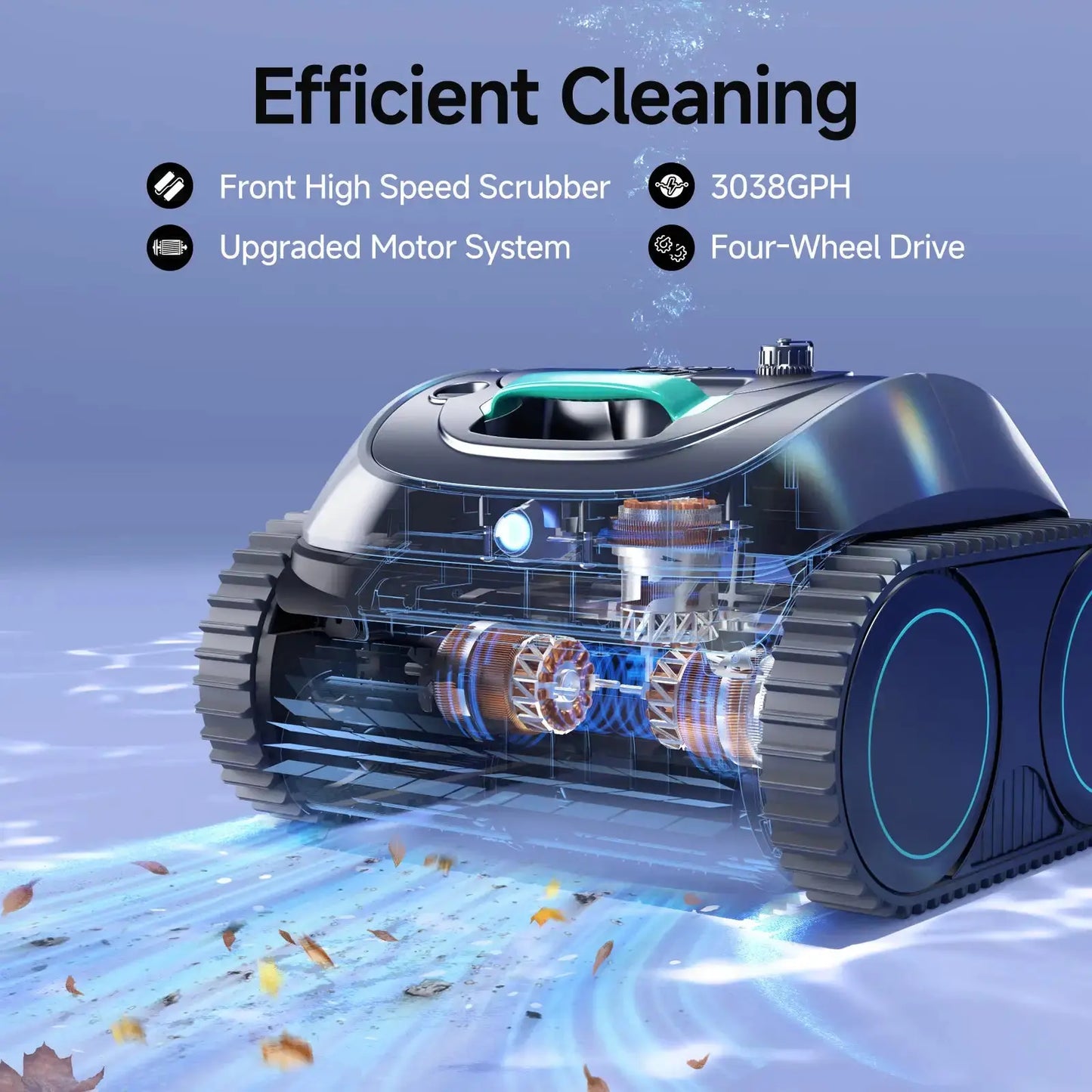 WYBOT C1 Cordless Robotic Pool Cleaner – Floor, Walls & Waterline